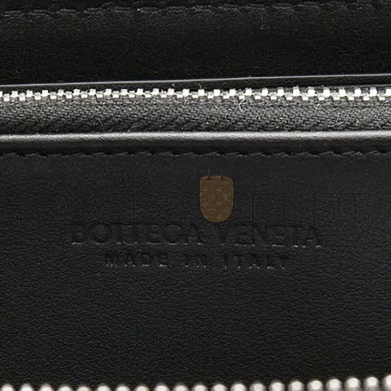 BOTTEGA VENETA INTRECCIATO ZIP-AROUND WALLET 593217 (19*10*2cm)